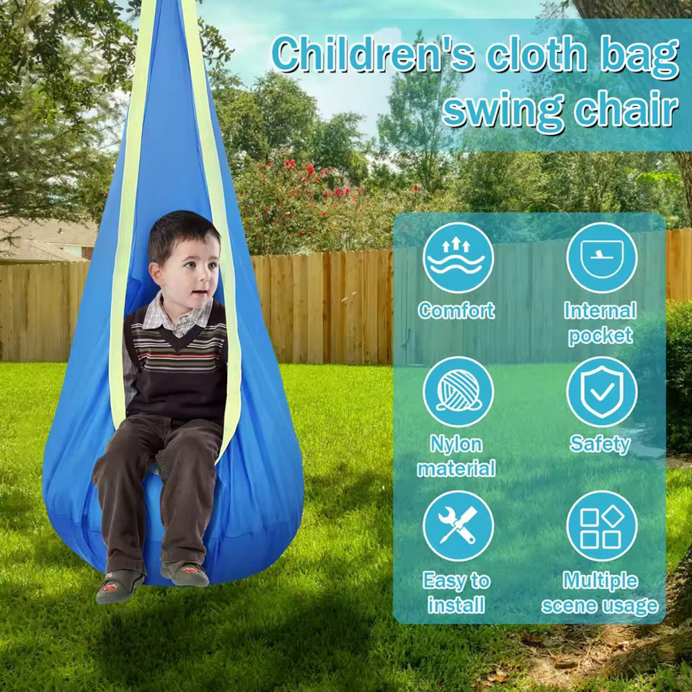 Kids Outdoor Swing Chair - Детское подвесное кресло-качели из нейлона с