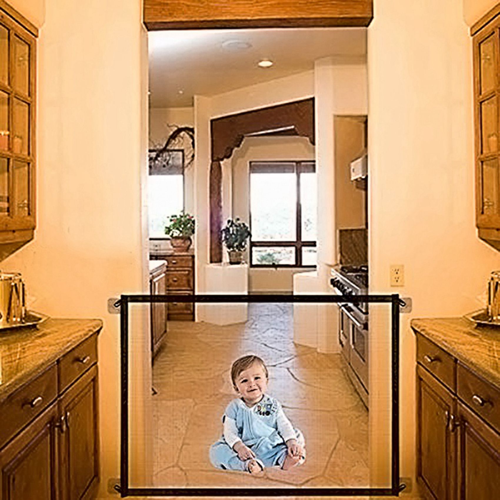 Kids Outdoor Fence - FBIL-2X Magic Gate: портативные складные сетчатые