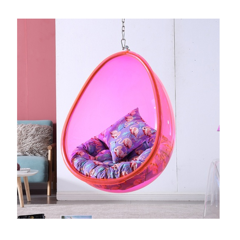 Kids Outdoor Swing Chair - Современное кресло-яйцо для детей: забавное розовое