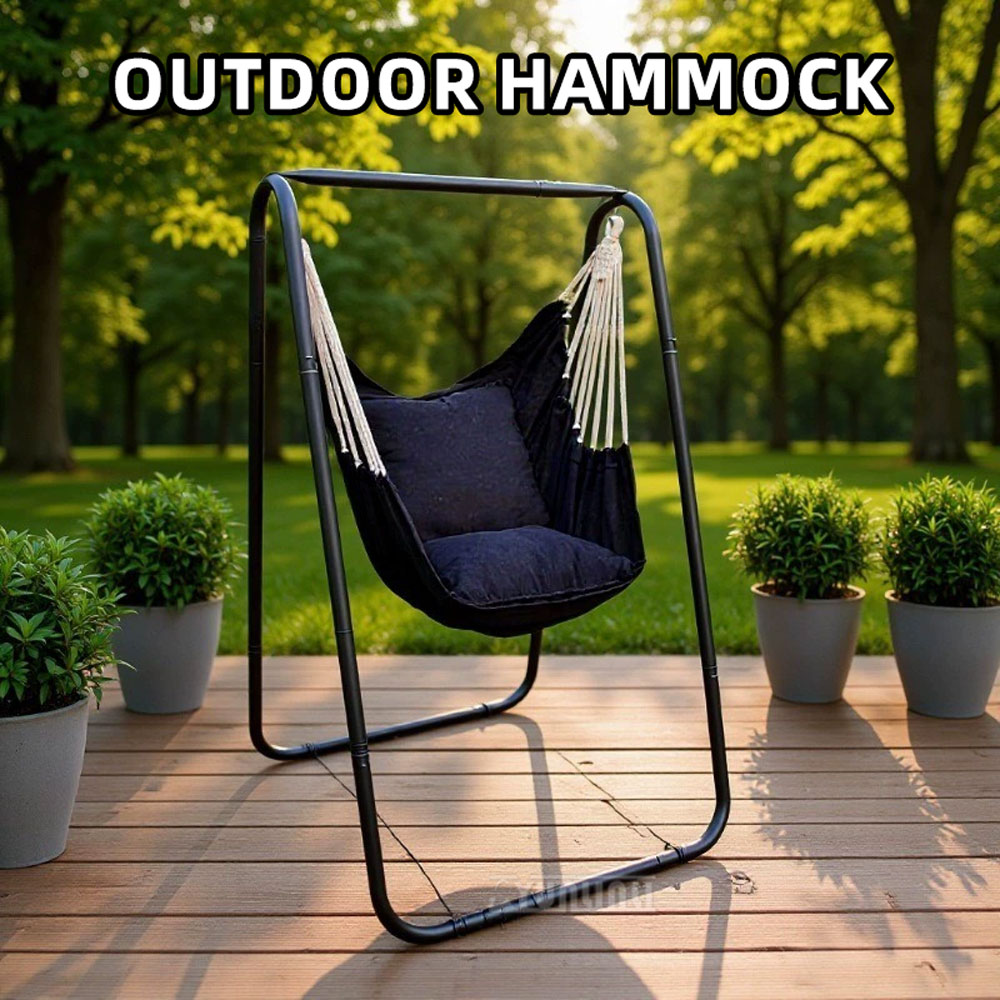 Kids Outdoor Swing Chair - Подвесное кресло-гамак на подставке, простая установка,