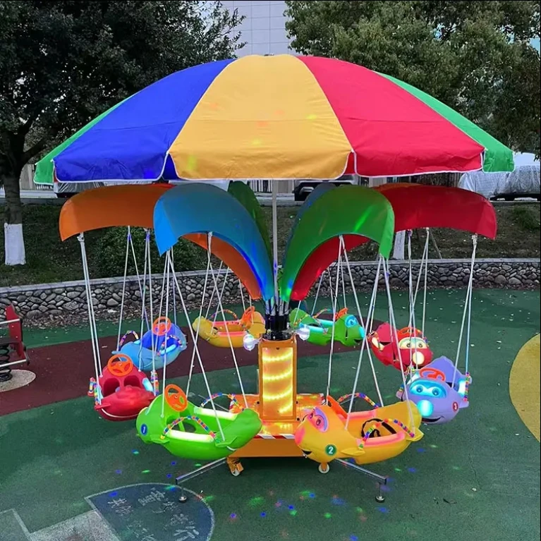 Kids Outdoor Swing Chair - Аттракцион-карусель 2026: мини-карусель для детей, коммерческая