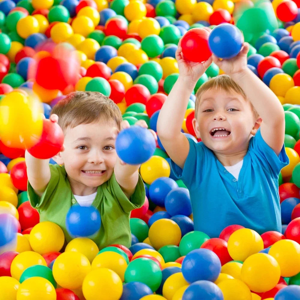 Outdoor Kids In An Indoor World - Экологичный цветной мяч, мягкий пластиковый мяч