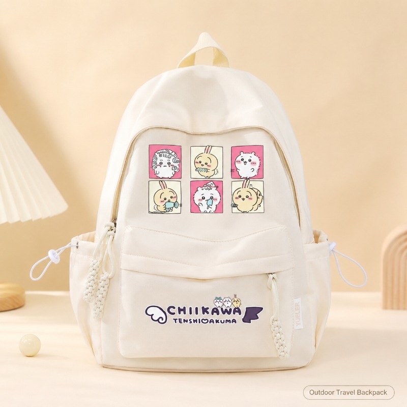 Kids Outdoor Backpack - Милый детский рюкзак Chiikawa из усиленной