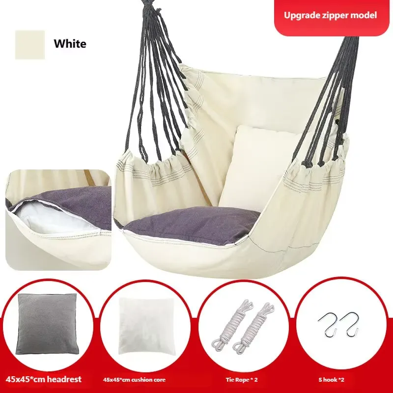 Kids Outdoor Swing Chair - Подвесное кресло-гамак из холщовой ткани с