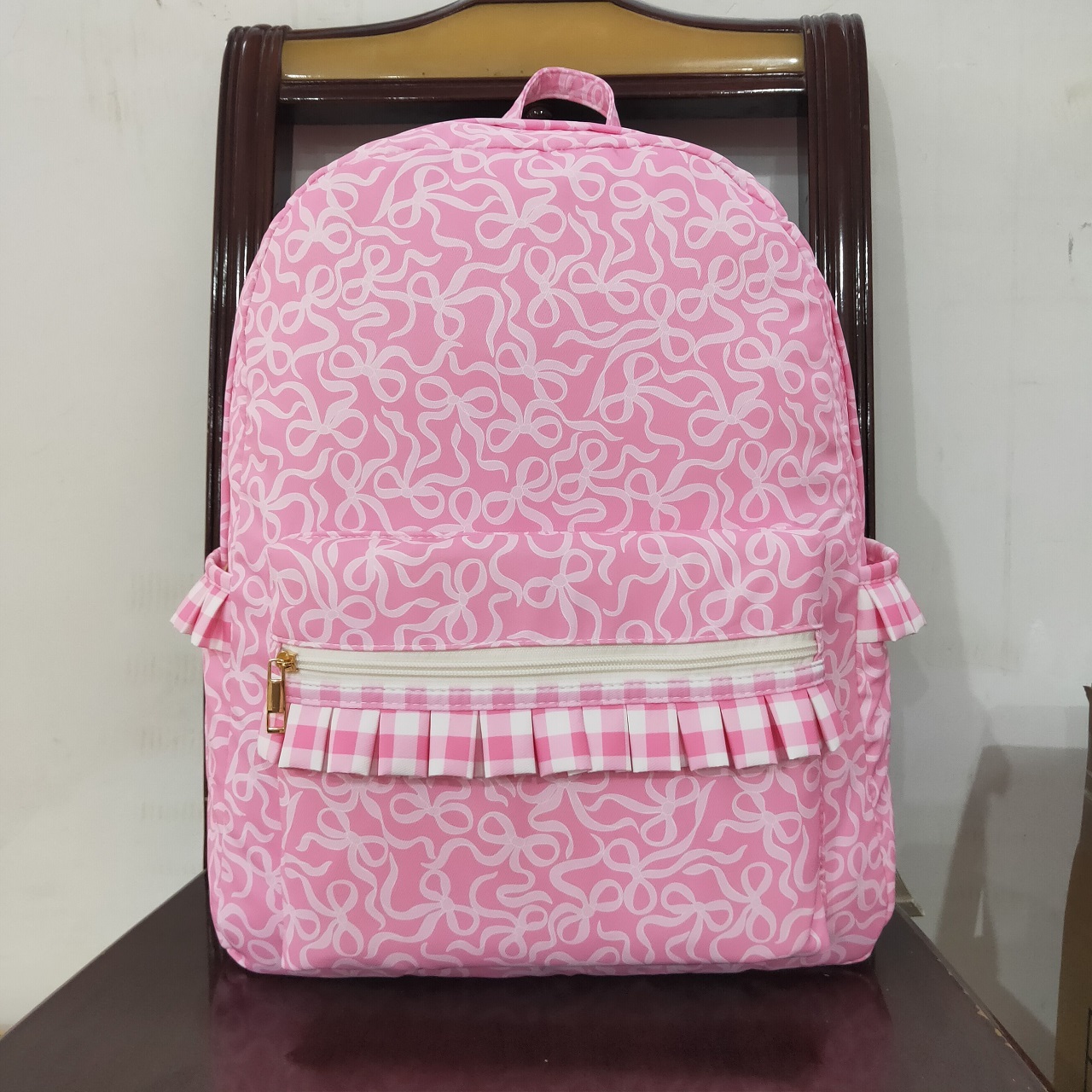 Kids Outdoor Backpack - Оптовая продажа, детские розовые банты, уличный