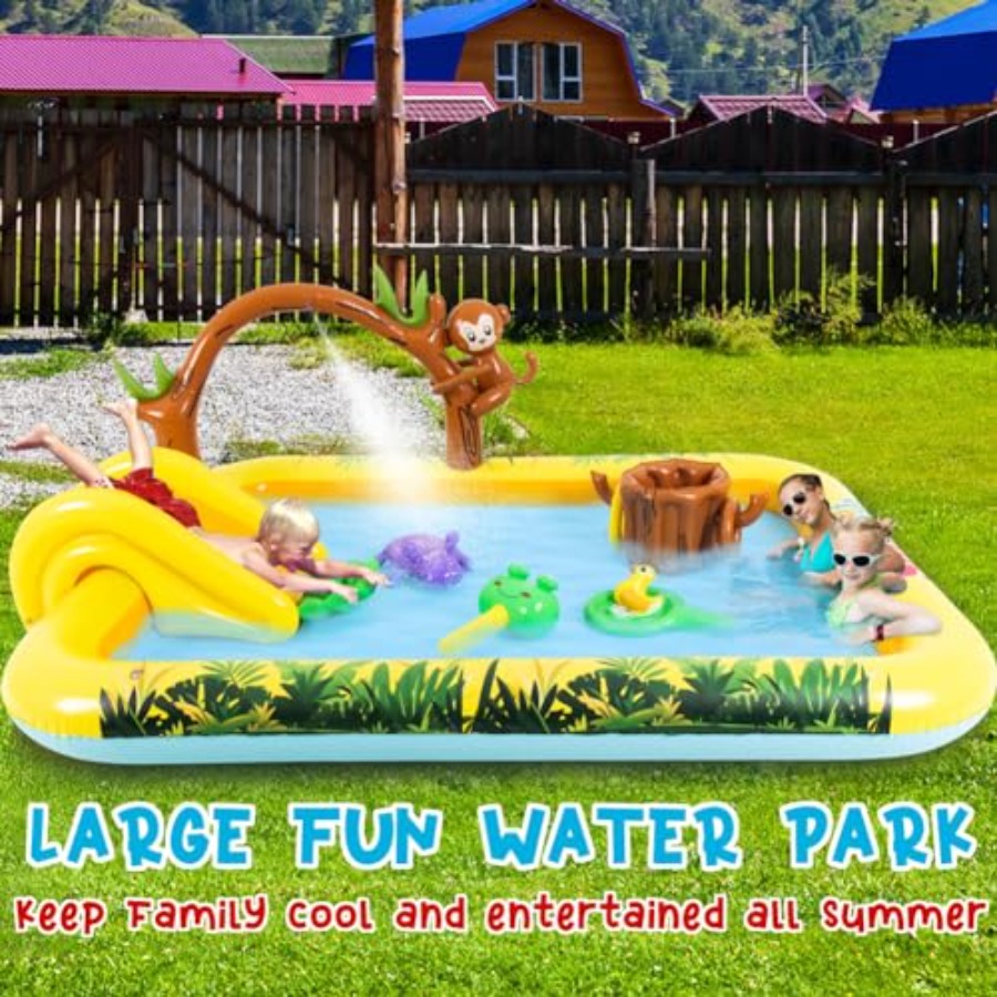 Надувной игровой центр с изобр – обзор и цена Kids Outdoor Garden