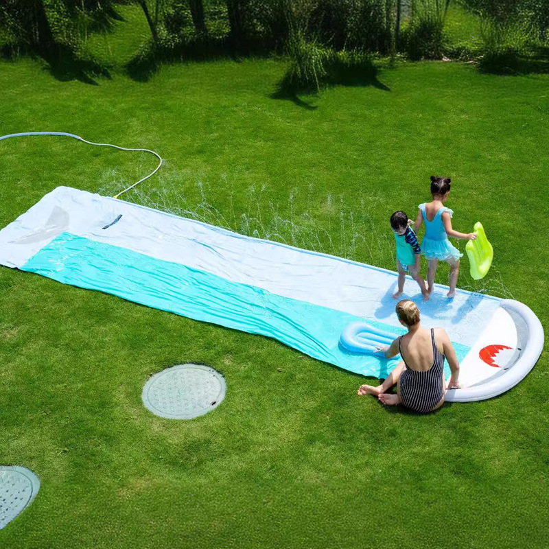 Надувная водная горка-бассейн  – обзор и цена Kids Outdoor Garden
