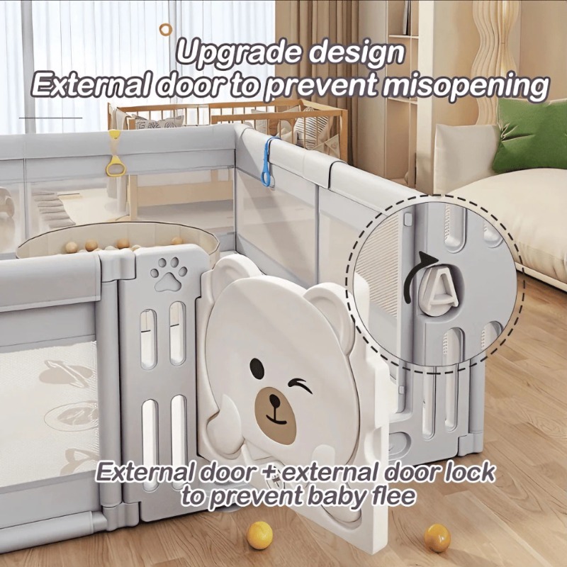 Детский манеж IMBABY 180x150 с – обзор и цена Kids Outdoor Fence