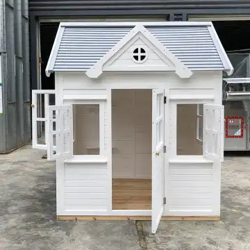 Детский деревянный игровой дом – обзор и цена Kids Outdoor Playhouse