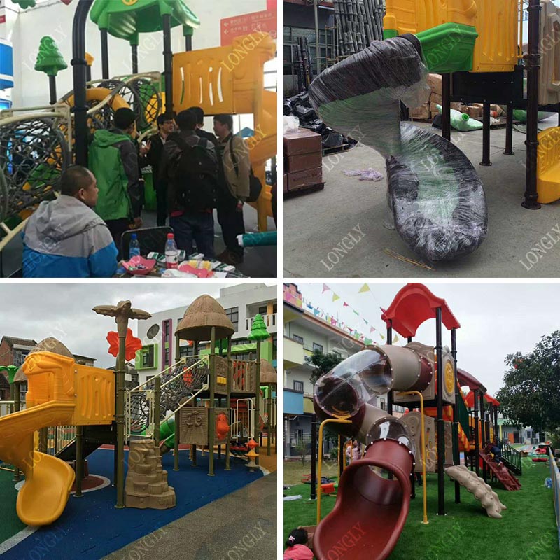 Коммерческая пластиковая горка – обзор и цена Kids Outdoor Garden