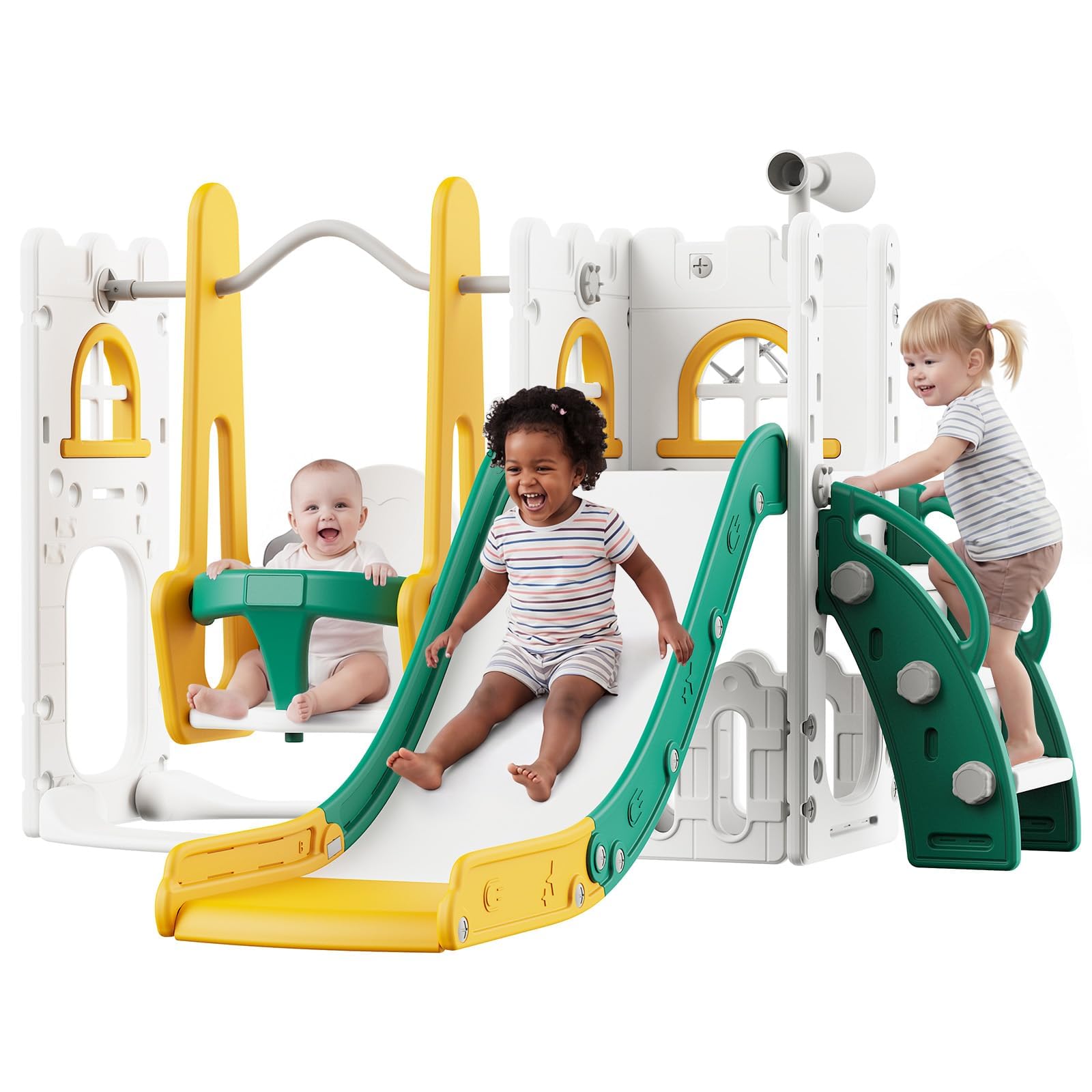 Игровой комплекс 7 в 1 для мал – обзор и цена Kids Outdoor Playhouse