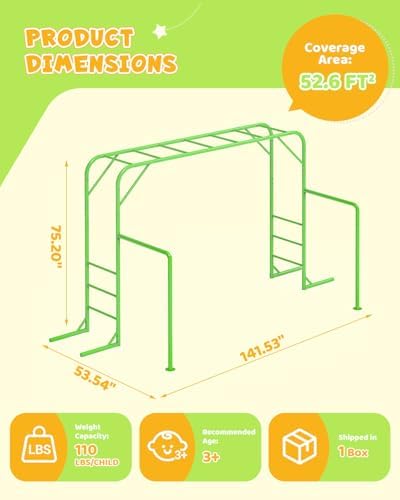 Уличный спортивный комплекс с  – обзор и цена Kids Outdoor Monkey Bars