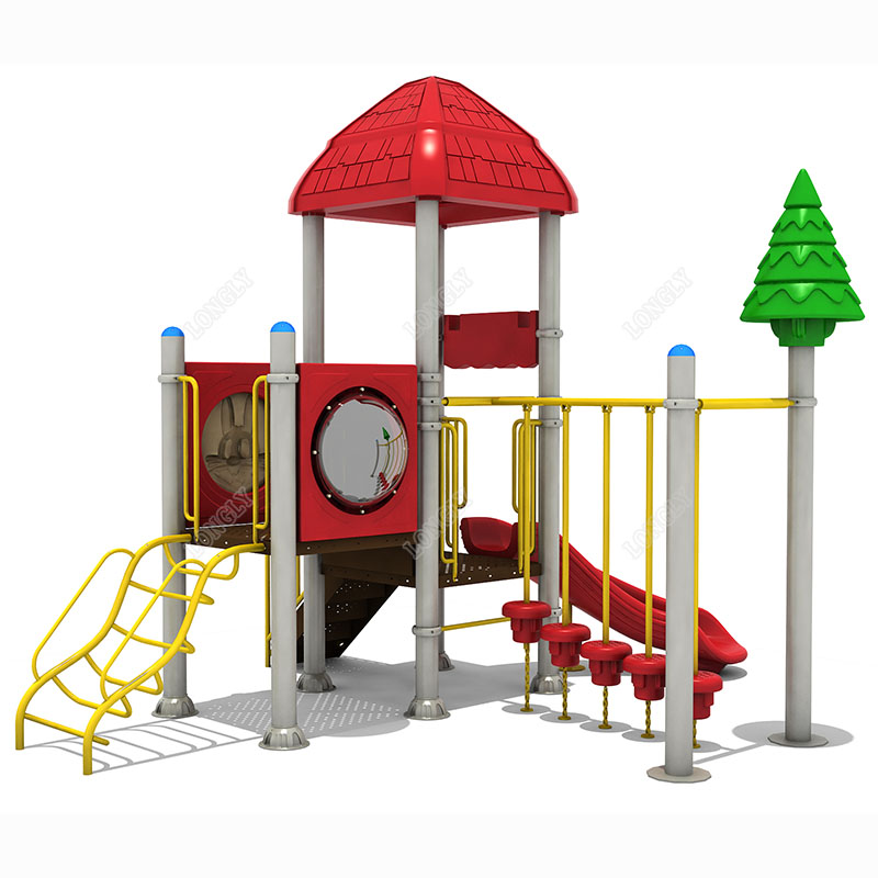 Красная пластиковая горка для  – обзор и цена Kids Outdoor Garden