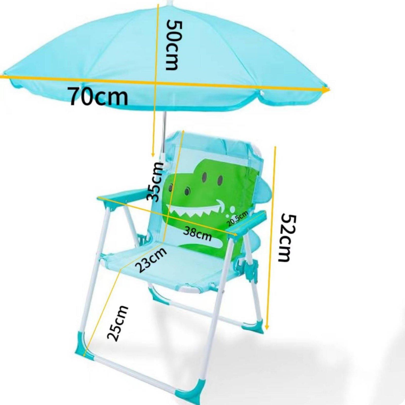 Детский пляжный стул с зонтом, – обзор и цена Kids Outdoor Chair Plastic