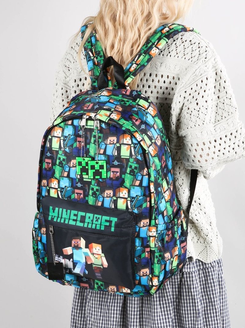 Рюкзак Minecraft с граффити-пр – обзор и цена Kids Outdoor Backpack
