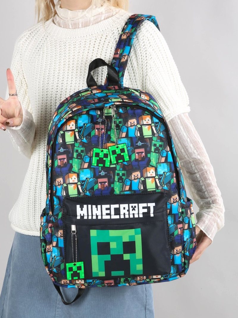 Рюкзак Minecraft с граффити-пр – обзор и цена Kids Outdoor Backpack