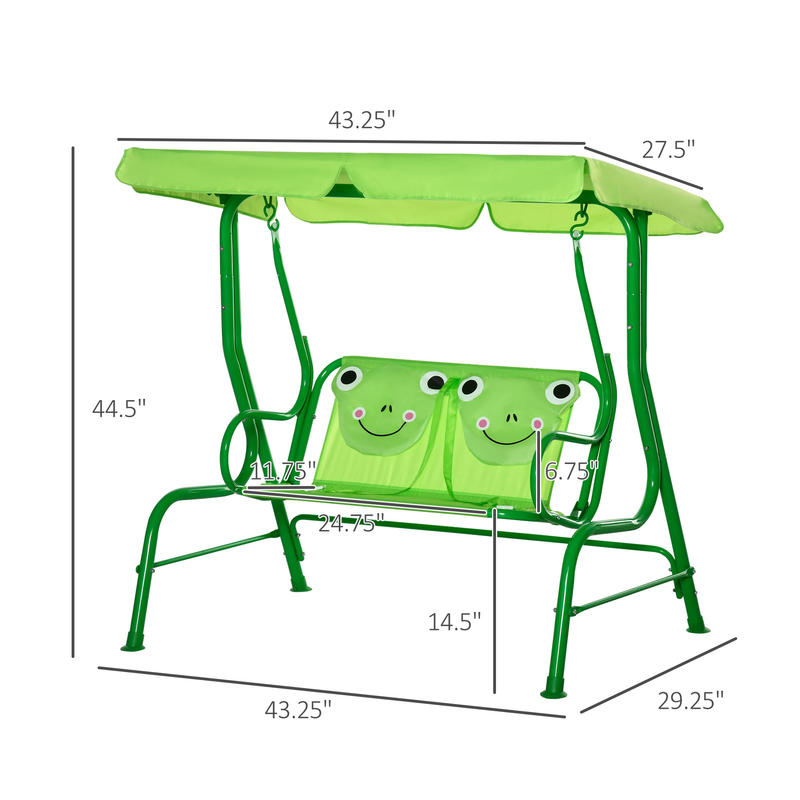 Детские садовые качели Outsunn – обзор и цена Kids Outdoor Swing Chair