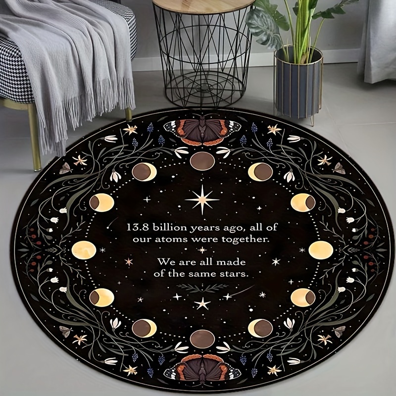 Круглый коврик с принтом фаз Л – обзор и цена Kids Outdoor Quotes