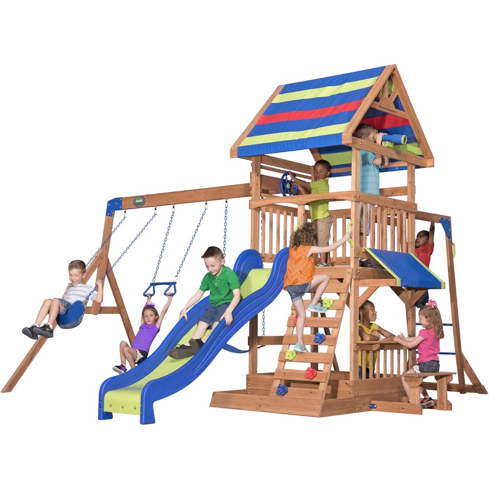 Детская уличная игровая площад – обзор и цена Kids Outdoor Monkey Bars